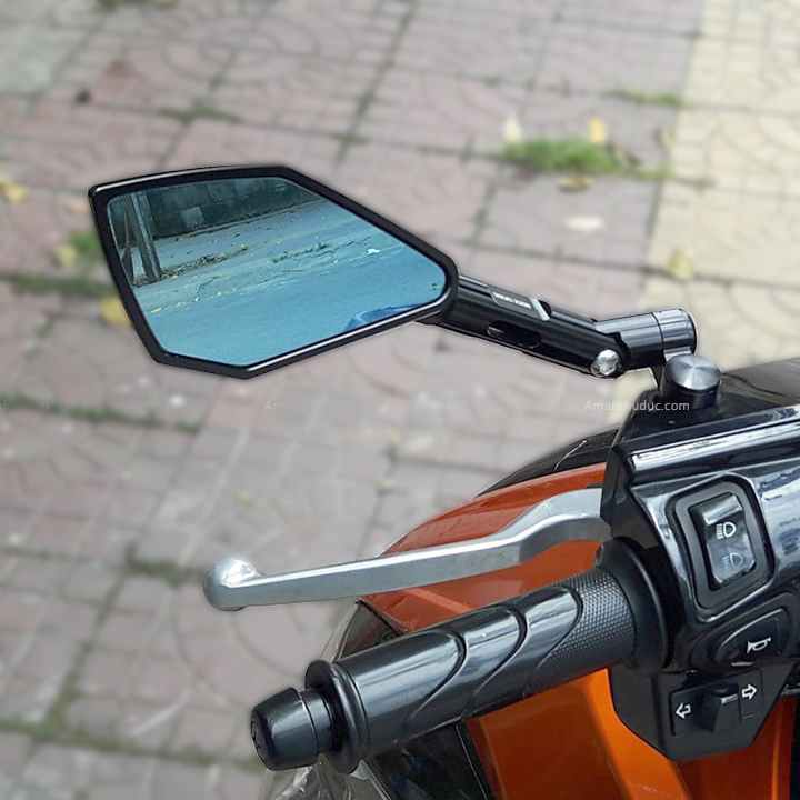 [HCM]Gương 5 Cạnh Trang Trí Xe Máy [ 1 chiếc bên trái ]