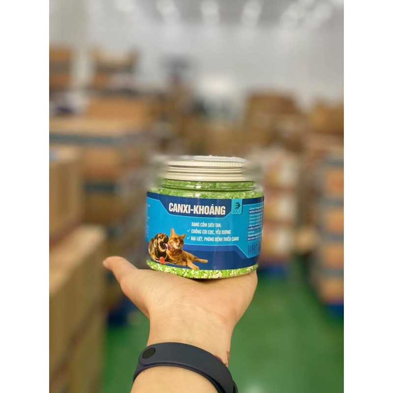 Cốm canxi hỗ trợ xương khớp dành cho chó mèo