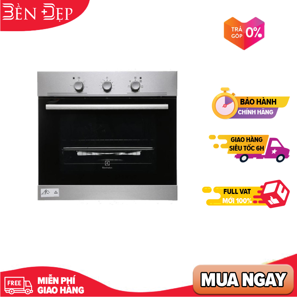 [TRẢ GÓP 0%] Lò nướng âm Electrolux EOB2100COX 53l (Giá áp dụng giao tại HN, HCM& các tỉnh liên hệ shop)