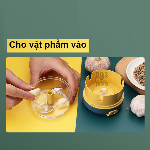 Dụng Cụ Xay Nghiền Hành Tỏi Ớt Thực Phẩm Đa Năng