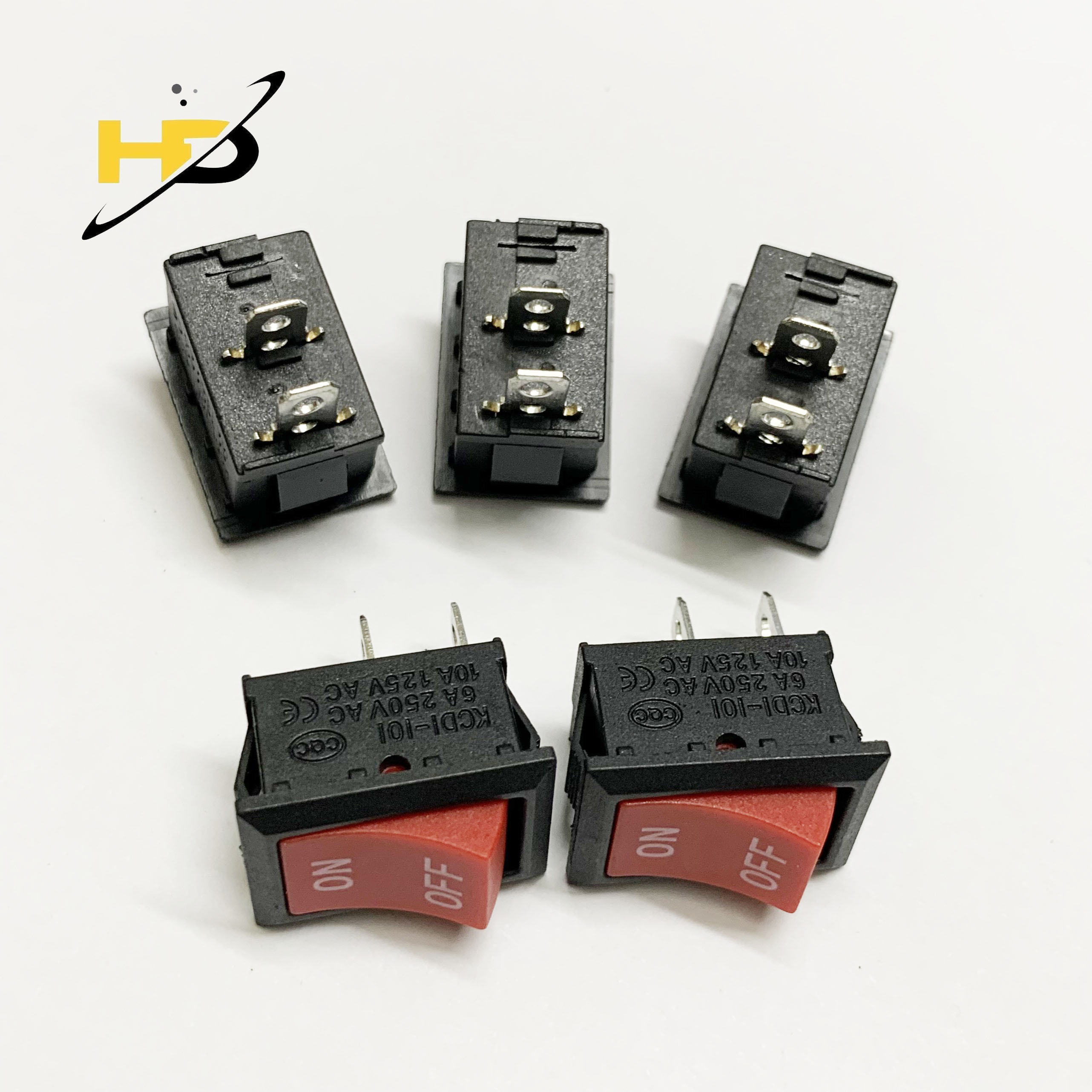 Combo 3 Chiếc Công Tắc Bập Bênh 6A 250VAC 2 Chân-Contact ON/OFF