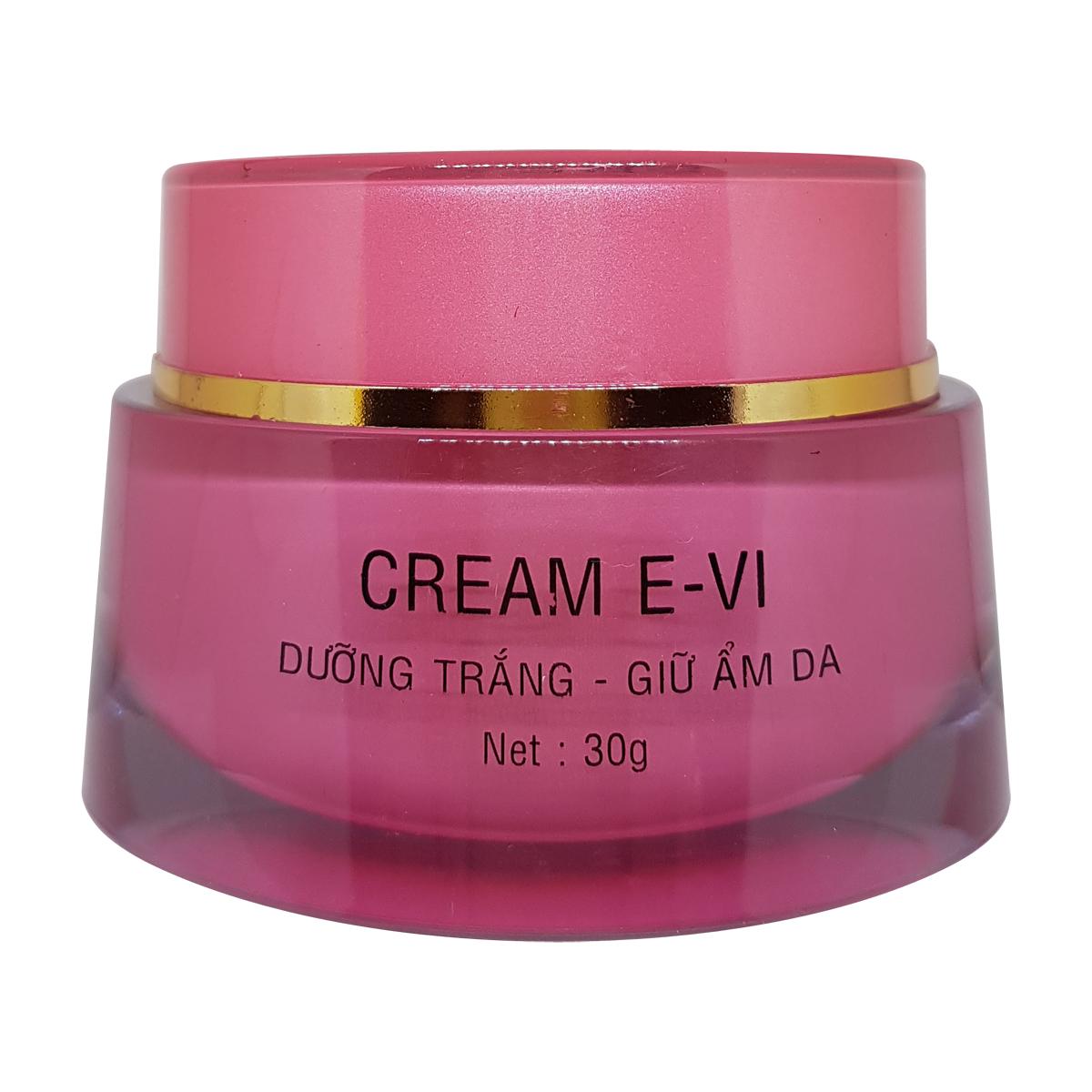 [HCM]KEM DƯỠNG TRẮNG GIỮ ẨM DA EVI 30G