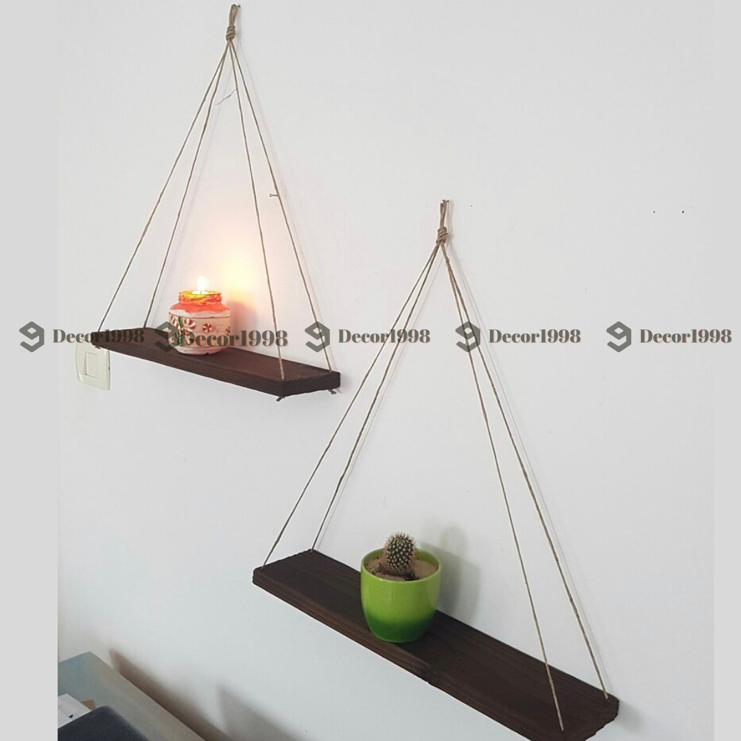 KỆ GỖ,KỆ TREO TƯỜNG,KỆ DECOR DÂY THỪNG