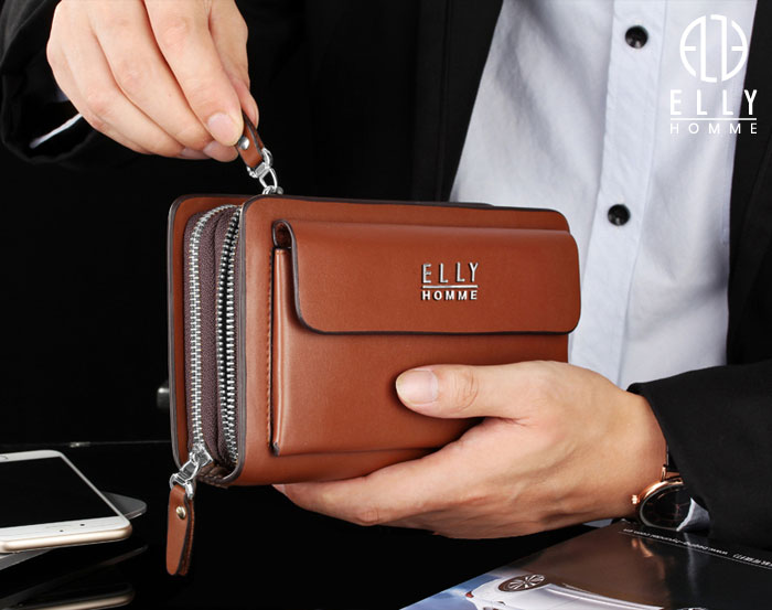 Túi clutch nam da thật ELLY HOMME – ECM8