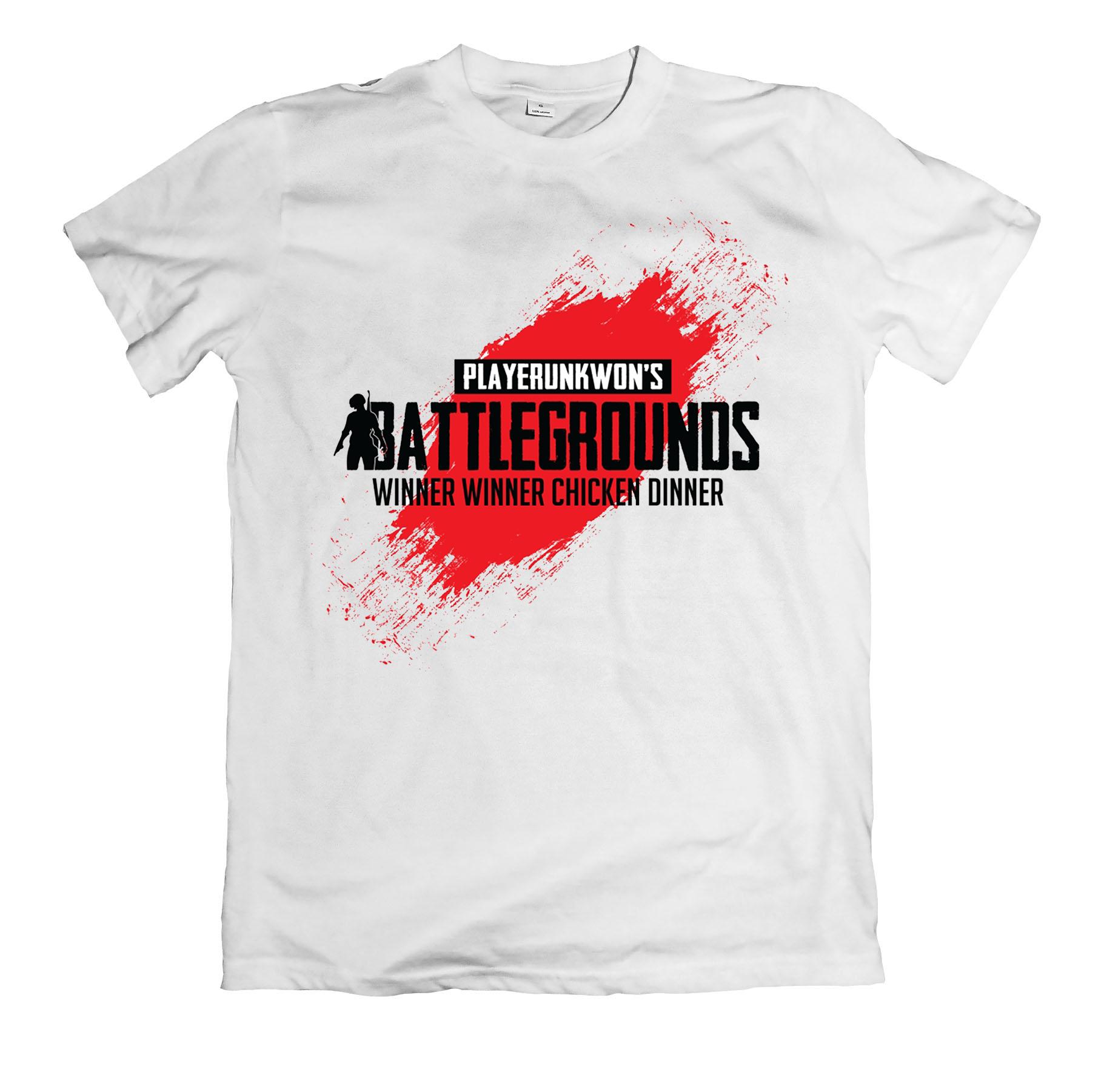 [HCM]áo thun in hình logo pubg cho người chiến thắng