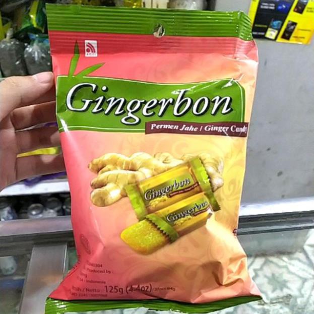 Kẹo gừng dẻo Gingerbon - INDONESIA ( gói 125g)