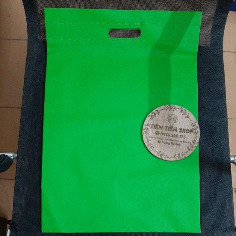 Túi vải pp không dệt liền hông chọn size