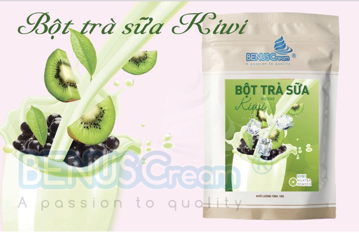 Bột Làm Trà Sữa Kiwi