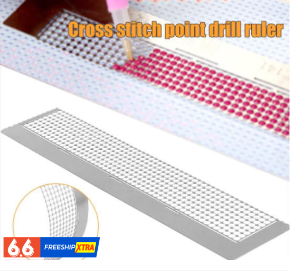 Thước đính đá siêu thẳng làm thẳng hàng đá không lệch thước 01 kt:4x16cm