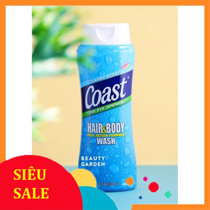 Sữa tắm gội Coast Mỹ 532ml