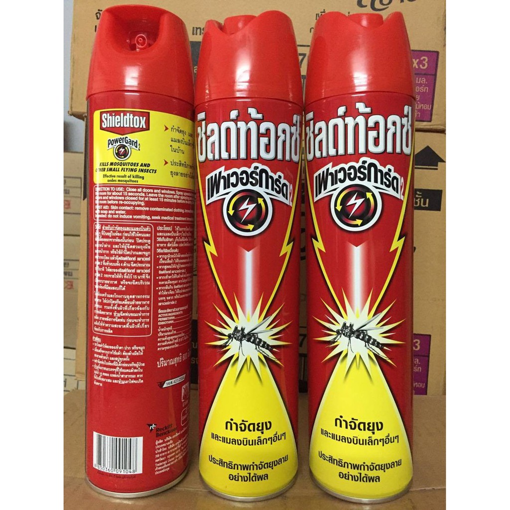 [CHÍNH HÃNG] Chai Xịt Muỗi Shieldtox Thái Lan 600ml