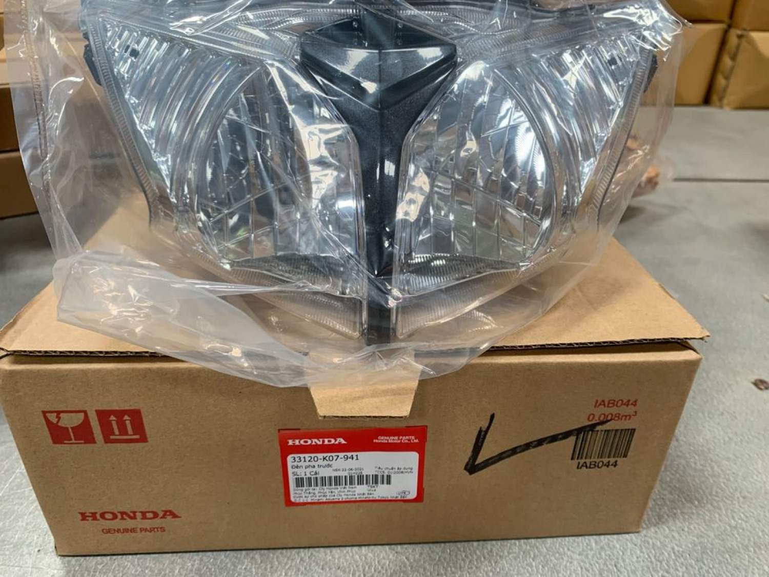 Đèn pha wave rsx 110 2012-2013 , hàng din honda mới 100%