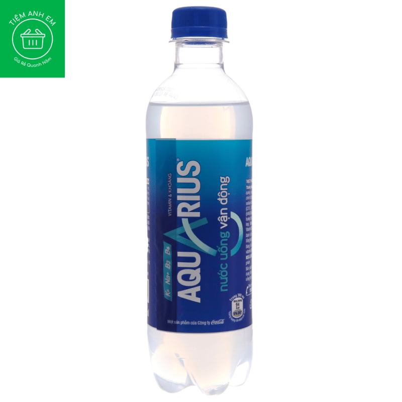 Nước uống vận động Aquarius chai 390ml