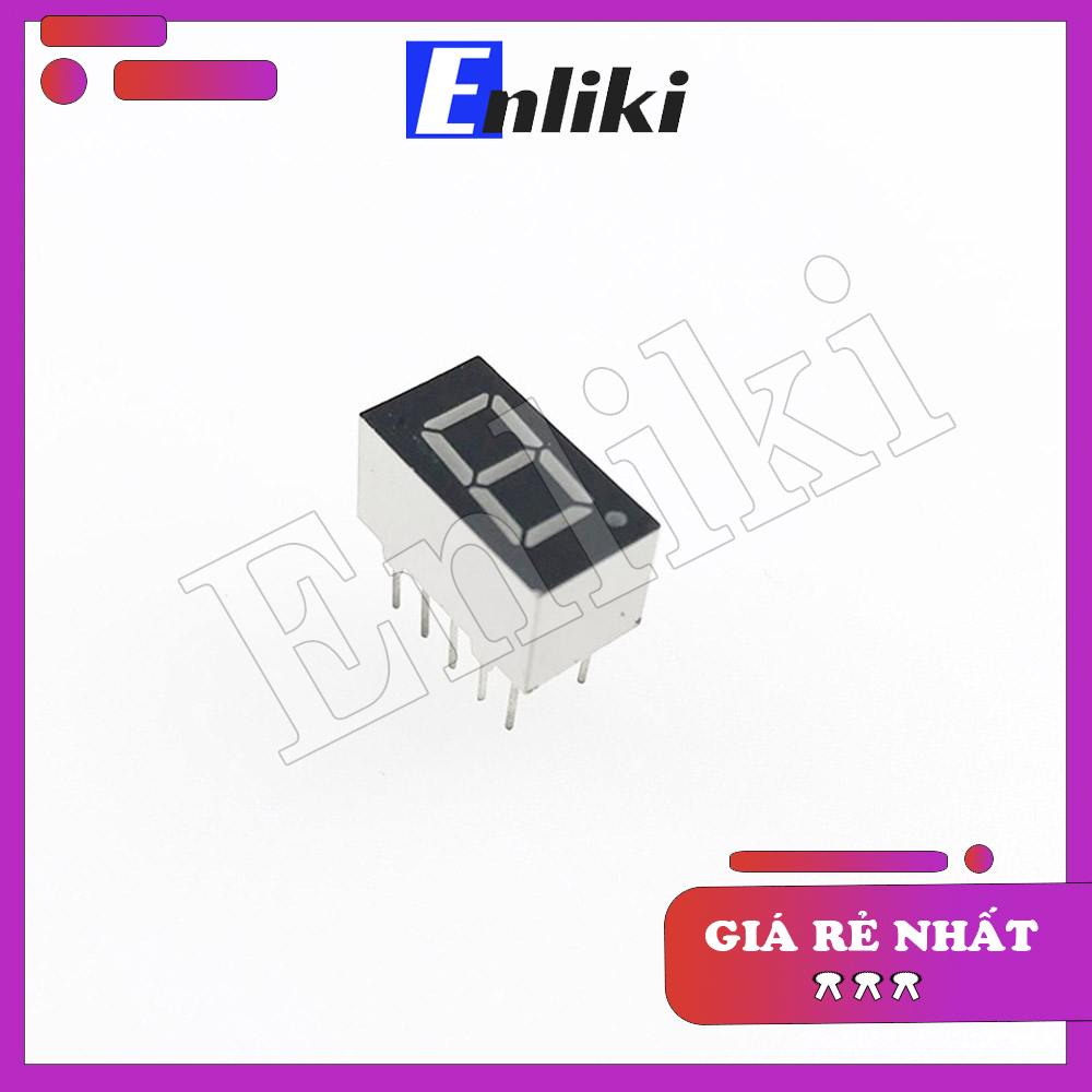 Led 7 thanh 0.36inch 1 Số màu đỏ (anot Chung)