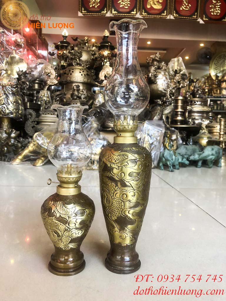 Đèn Dầu Bằng Đồng
