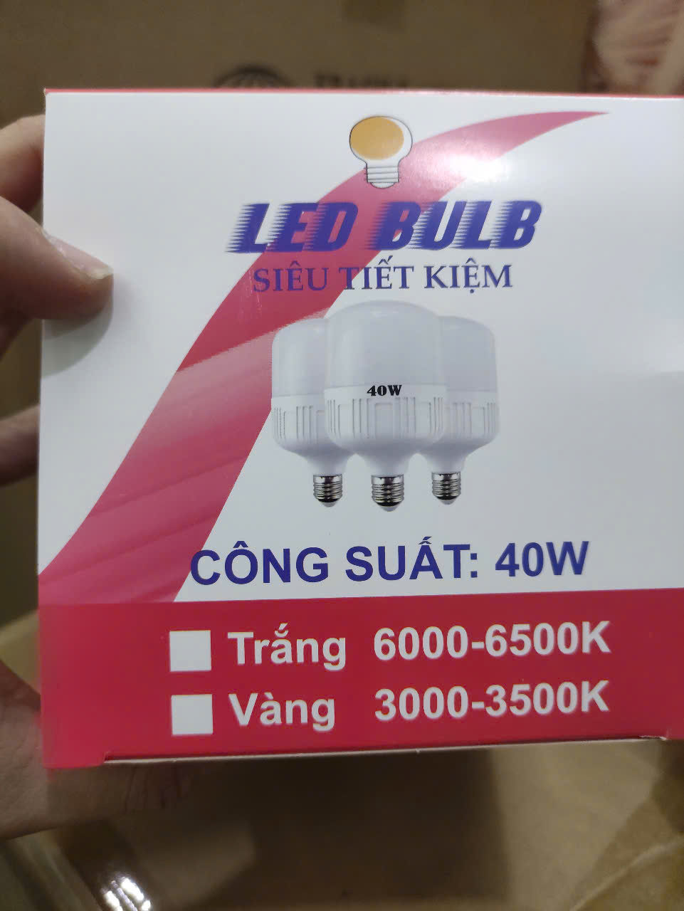 Bóng đèn led 40w ánh sáng vàng 220V/50Hz