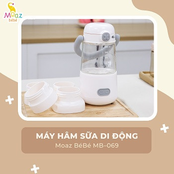 Máy hâm sữa di động Moaz BéBé MB 069