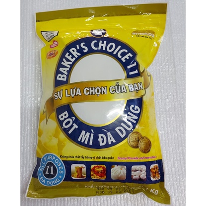 Bột Mì Baker' Choice 1kg (Số 8, số 11, số 13)