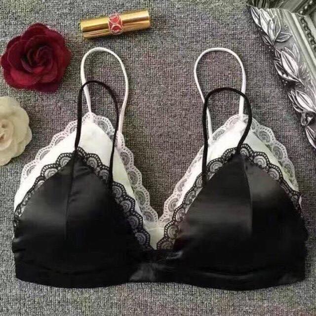 Bra Phi Lụa Bóng Viền Ren Điệu Đà Sexy 265 [Tiện Store]