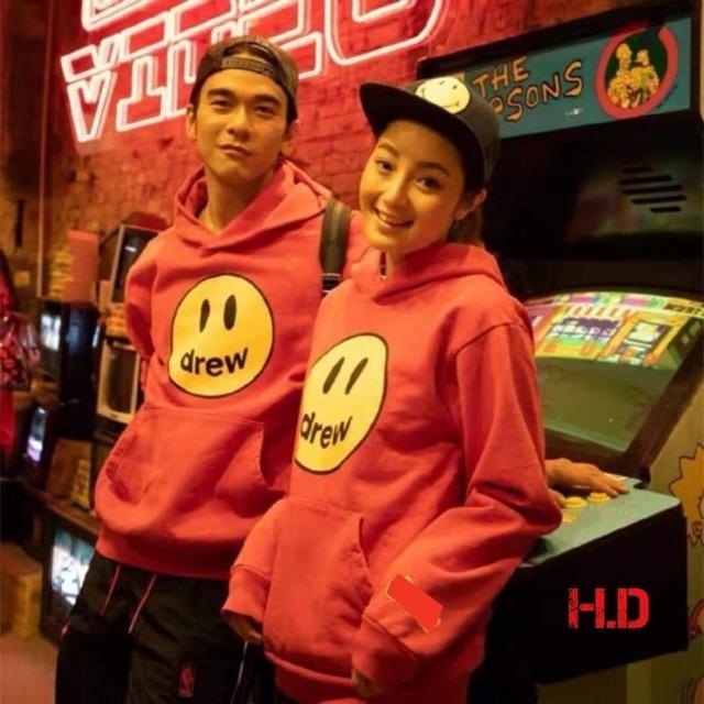 Áo hoodie DREW mặt cười HDA1019