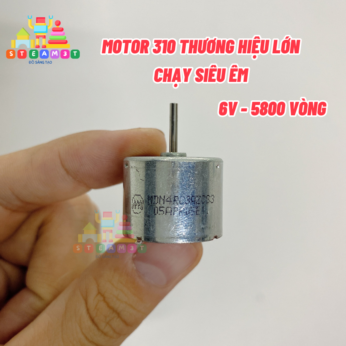 [HCM] Mô tơ mini 5V mã 310 điện áp 1.7V-7.4V chạy rất êm thích hợp làm quạt - LK0109 - LK0109