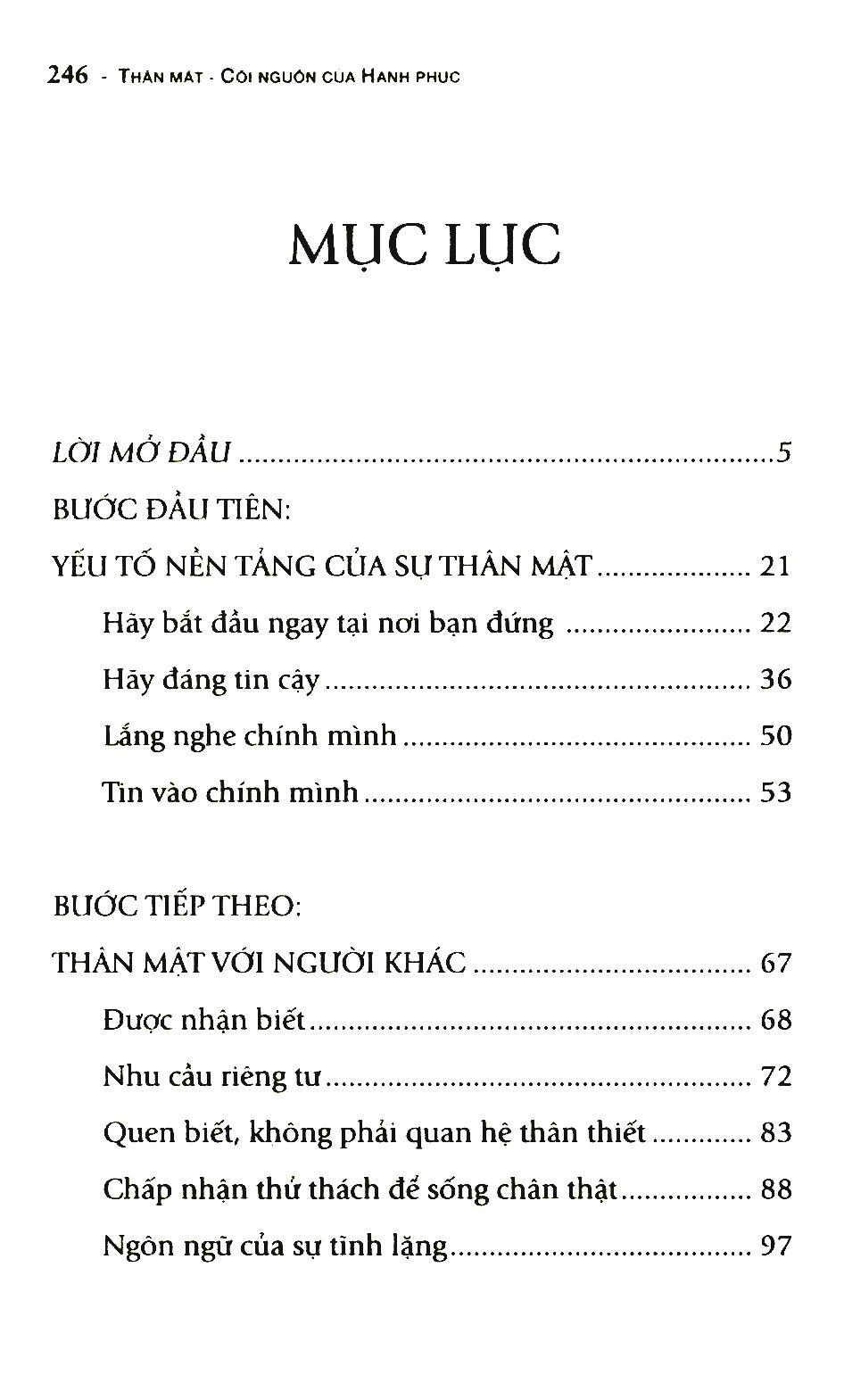 Thân Mật - Cội Nguồn Của Hạnh Phúc (Tái Bản 2018)