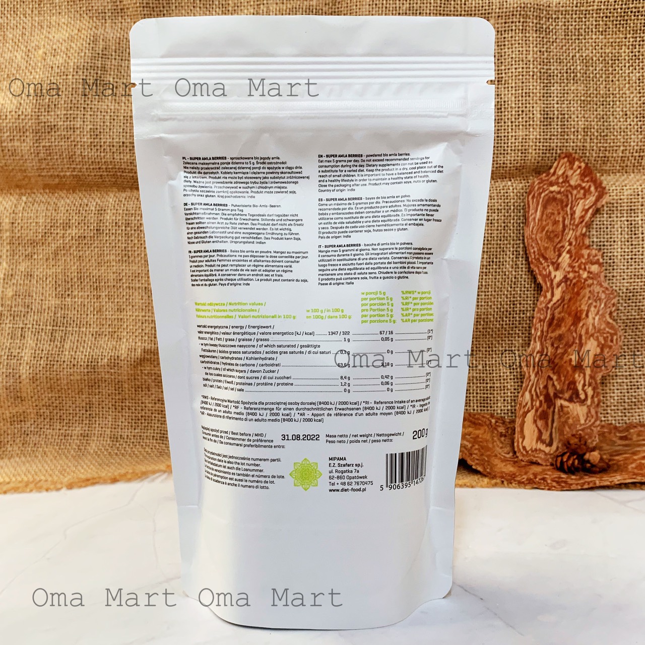 Powder Amla organic diet food 200g