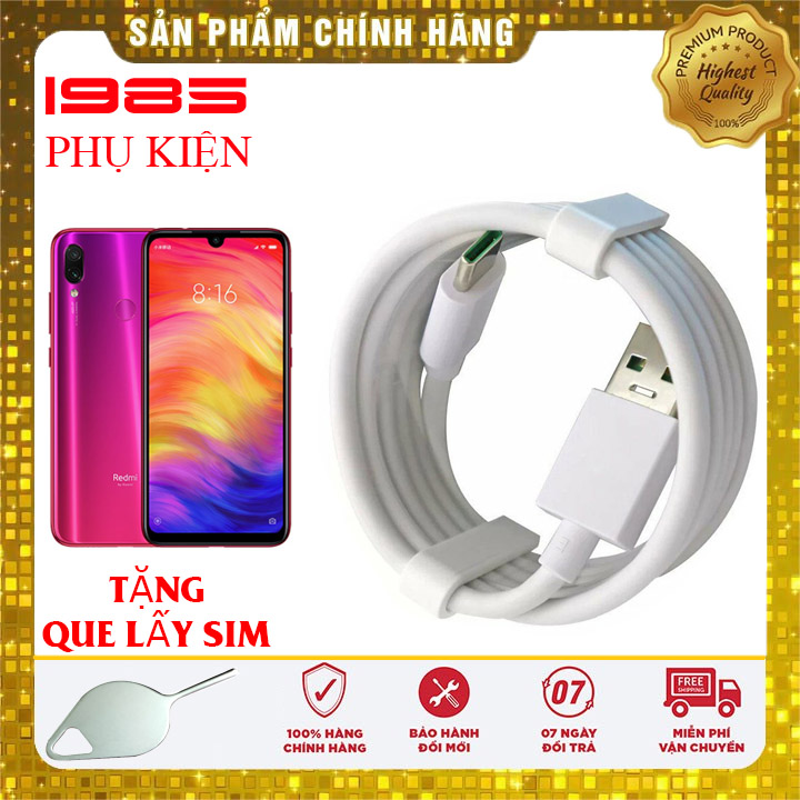 Cáp sạc nhanh xiaomi redmi note 7 note 7 pro