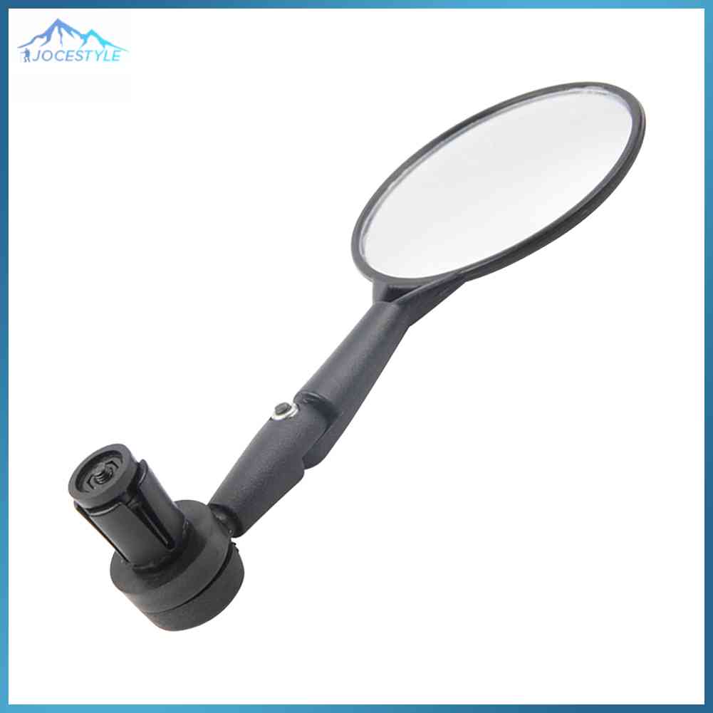 1pc Bicycle Handlebar End Mirrors 360 Rotatable Bike Side Rearview Mirror