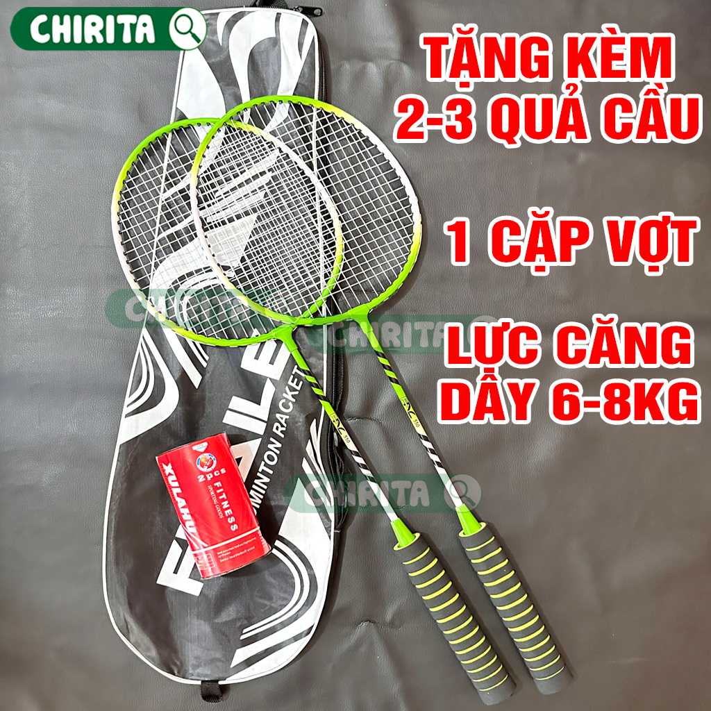 Shuttlecock comes with 2-3 badminton racket 6-8kg rope tension shuttlecock 1 pair-badminton racket set racket sports accessories Chirita