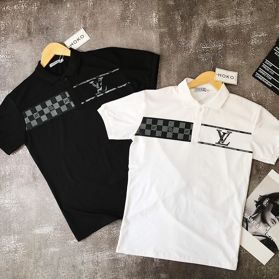 [FREESHIP + SALE 36%] Áo thun Nam Nữ Áo Polo cổ bẻ Louis Vuitton