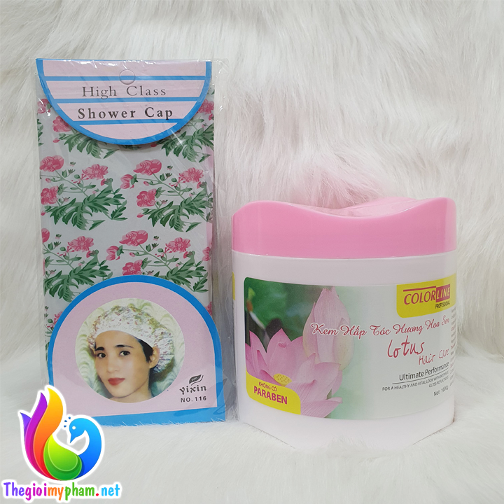 [MẪU MỚI] Ủ Tóc Hoa Sen LOTUS 1000ml - Tặng 1 Mũ Trùm Tóc