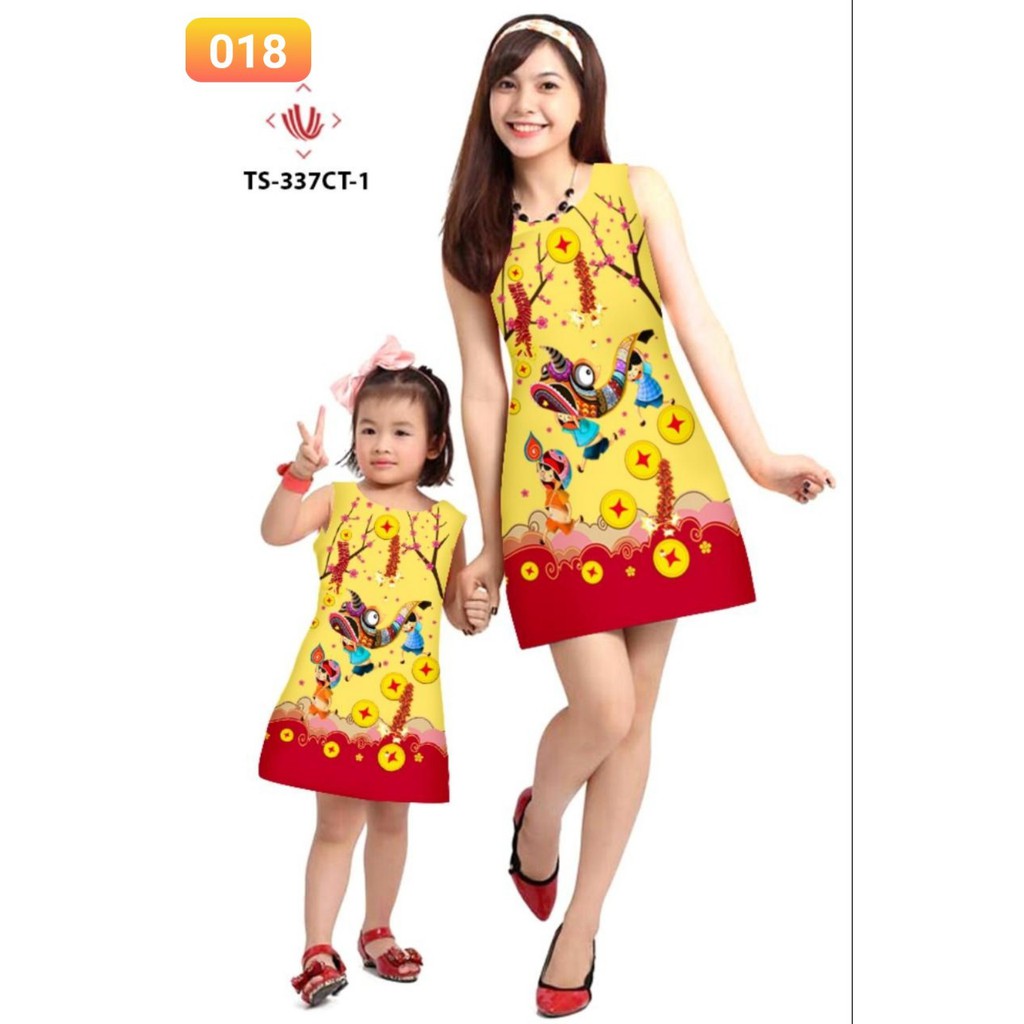 [HCM]Đầm mẹ và bé sản phẩm tốt với chất lượng độ bền cao và được cam kết sản phẩm y như hình