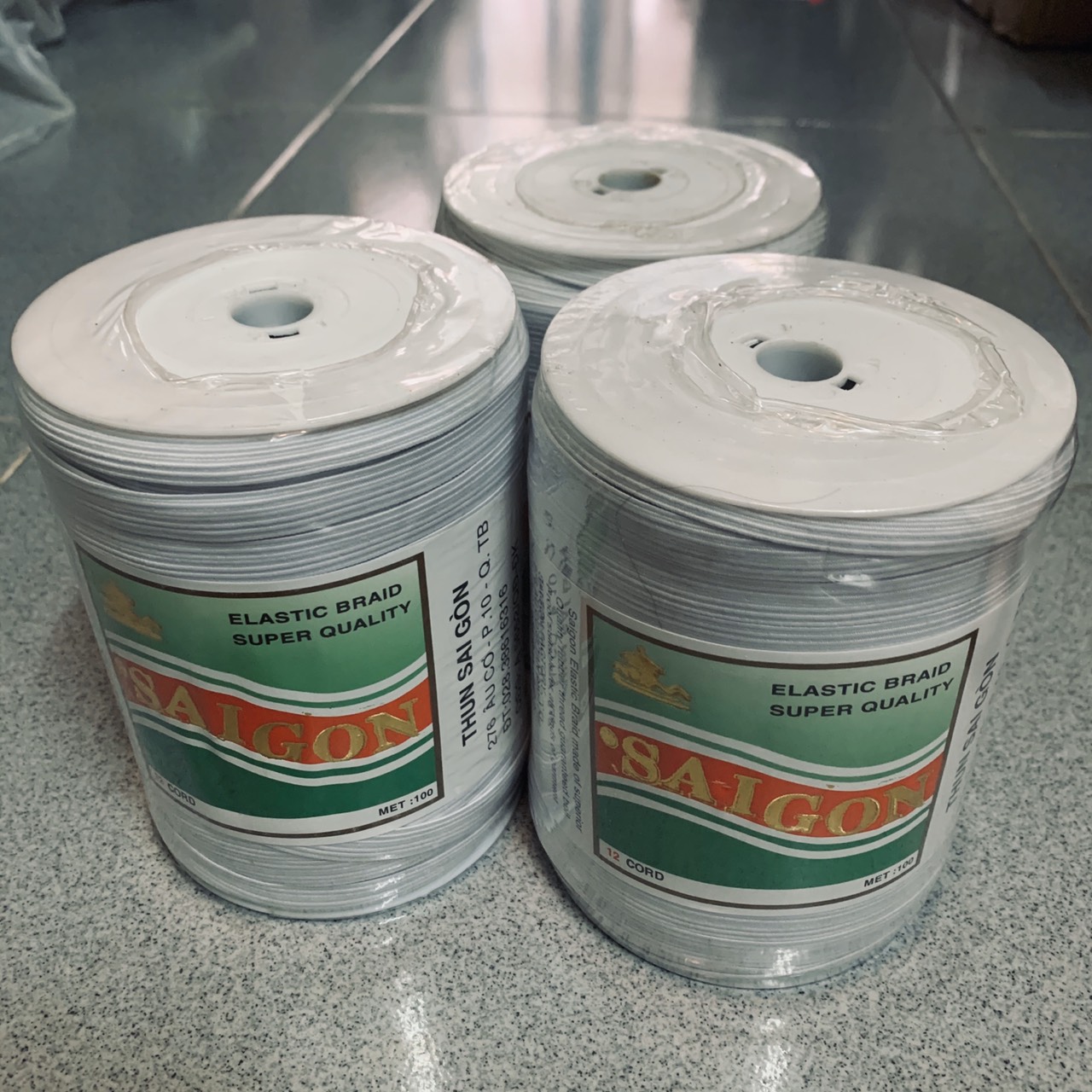 Dây thun luồn quần loại tốt 100 m, thun Sài Gòn