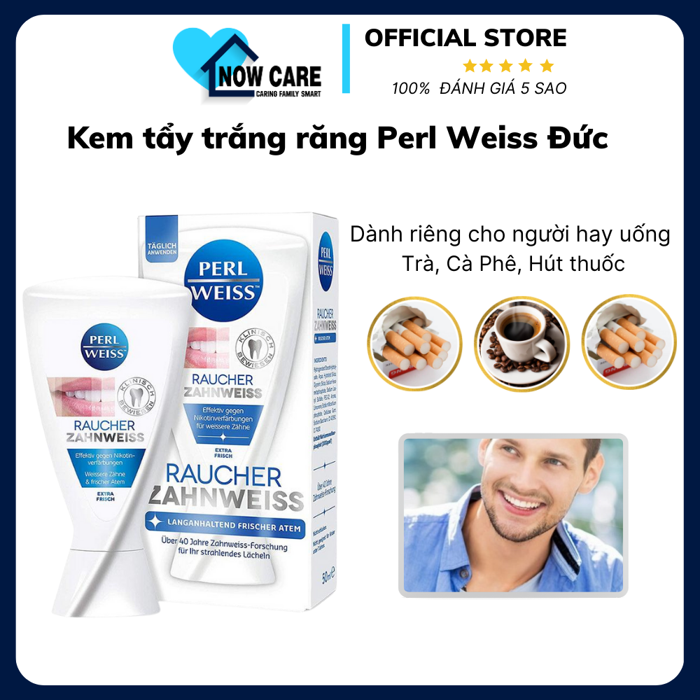 Kem tẩy trắng răng Perl Weiss của Đức