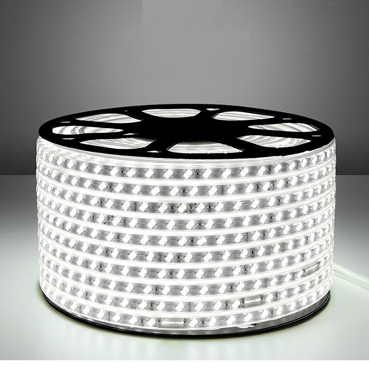 [HCM]cuộn LED dây 5730 ống nhựa 220v LOẠI 2 HÀNG CHÉO