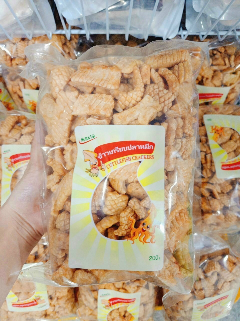 Snack mực Thái Lan Mikato 200gr