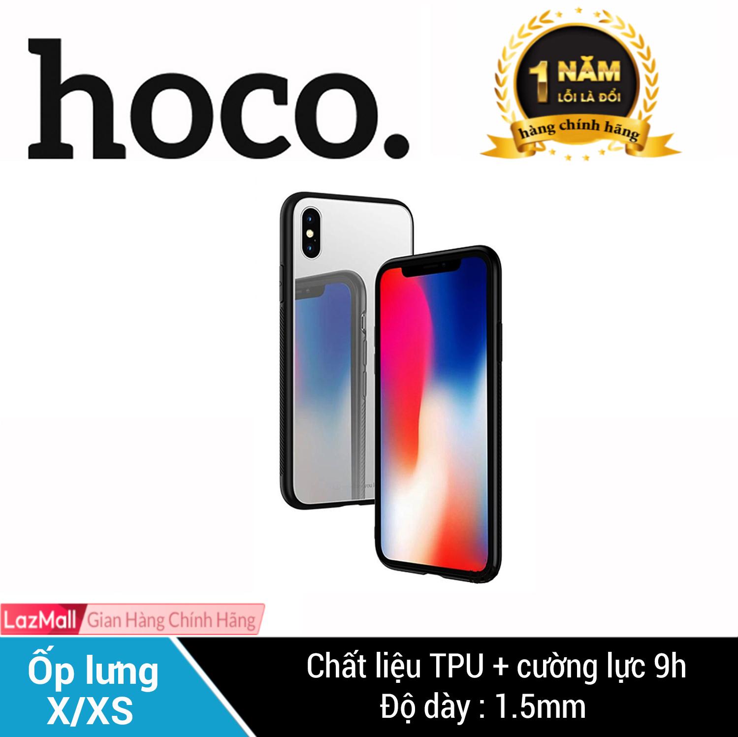 Ốp lưng mặt kính iPhone X/XS Hoco Ingenious