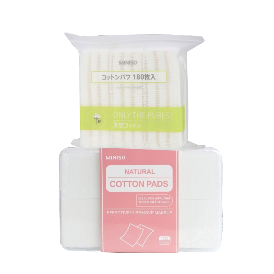 Bông Tẩy Trang Miniso Natural Cotton Pads