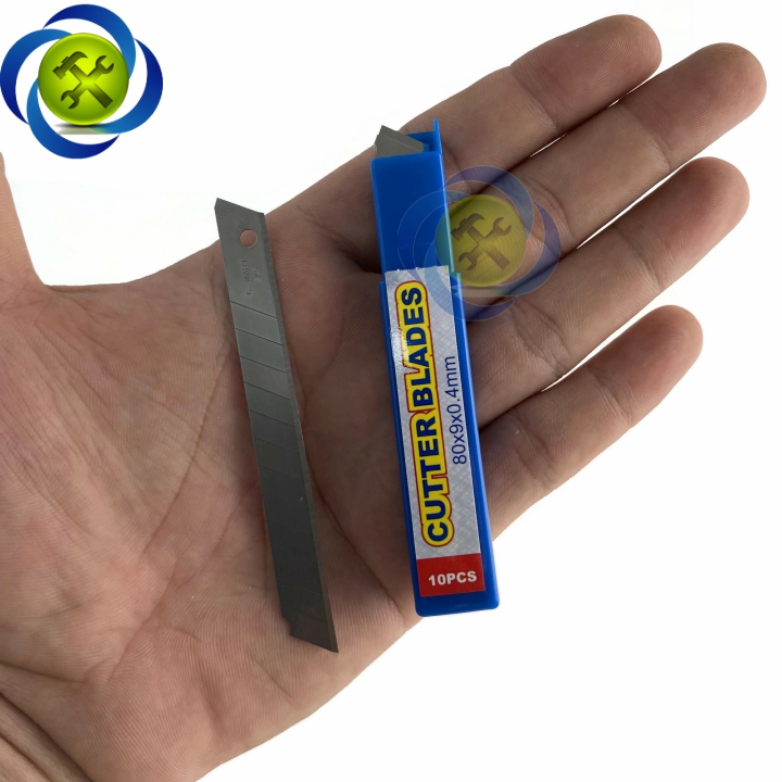 [HCM]Lưỡi dao rọc giấy C-mart A0042 80x90x0.4mm (10 lưỡihộp)