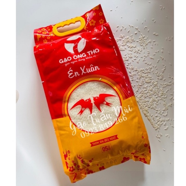 Gạo ST24 Ông Thọ Én Xuân Dẻo Thơm (Túi 5ký )