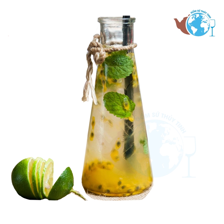 Chai thủy tinh TAM GIÁC 350ml nút bần