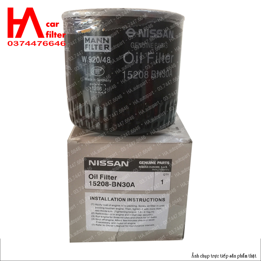 Lọc dầu nhớt Nissan Navara
