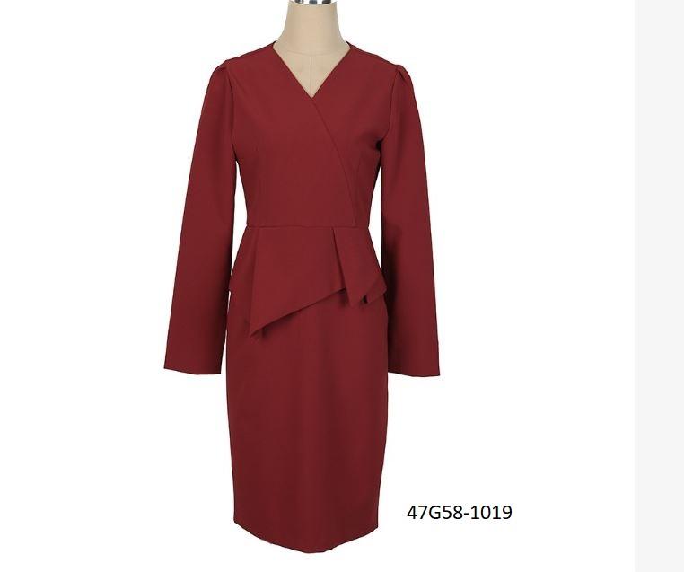 G58-1019 ĐẦM PEPLUM CÔNG SỞ CAO CẤP HÀNG ĐẸP
