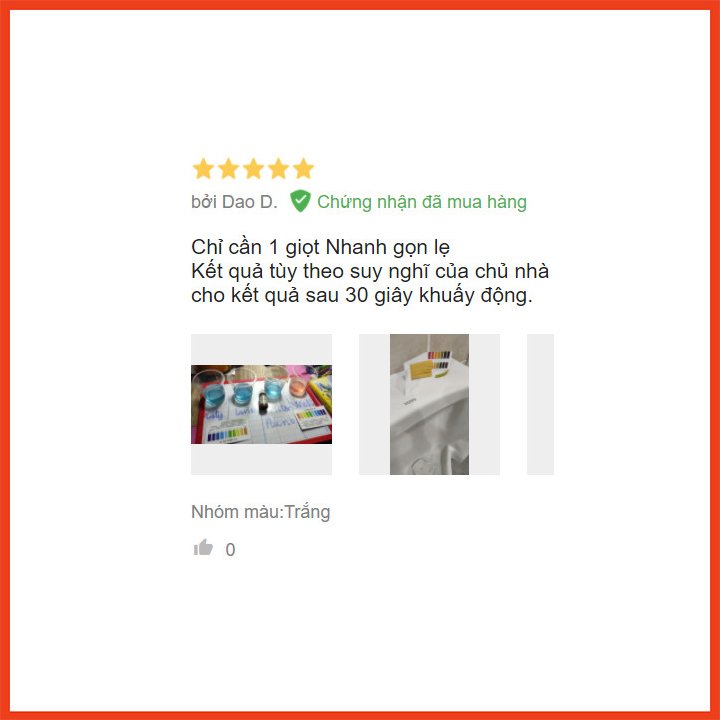 Dung dịch test pH kiểm tra nguồn nước - Thuốc thử ph, dung dịch thử ph 4-10 kèm 1 gói quỳ tím 80 miếng thử