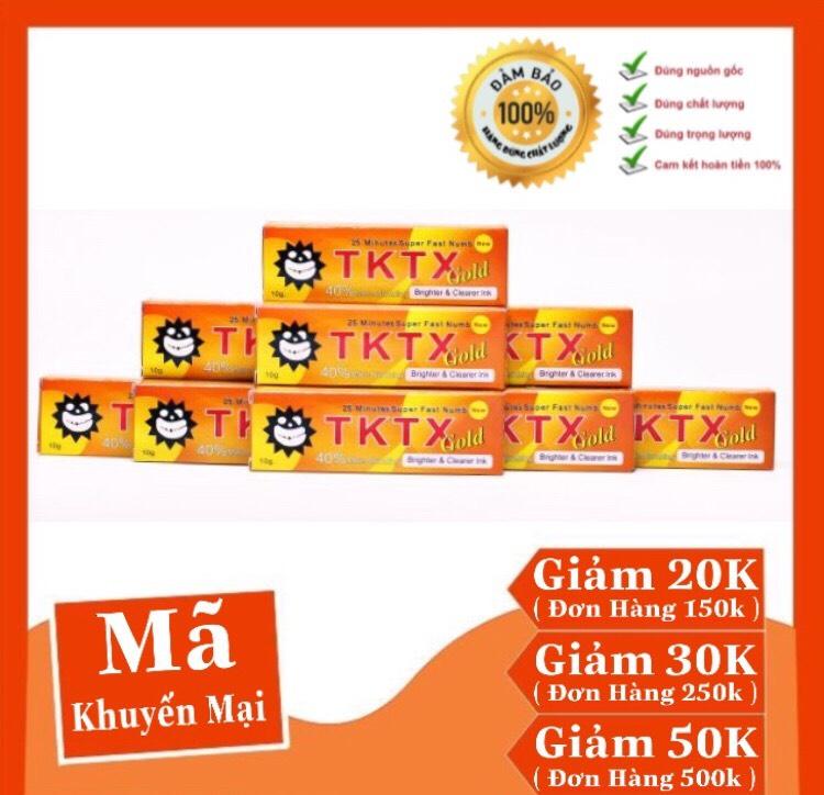 ( Mã Giảm Giá 30k ) Combo 3 Típ Kem Ủ Tê TKTX Gold 38% Xăm Hình