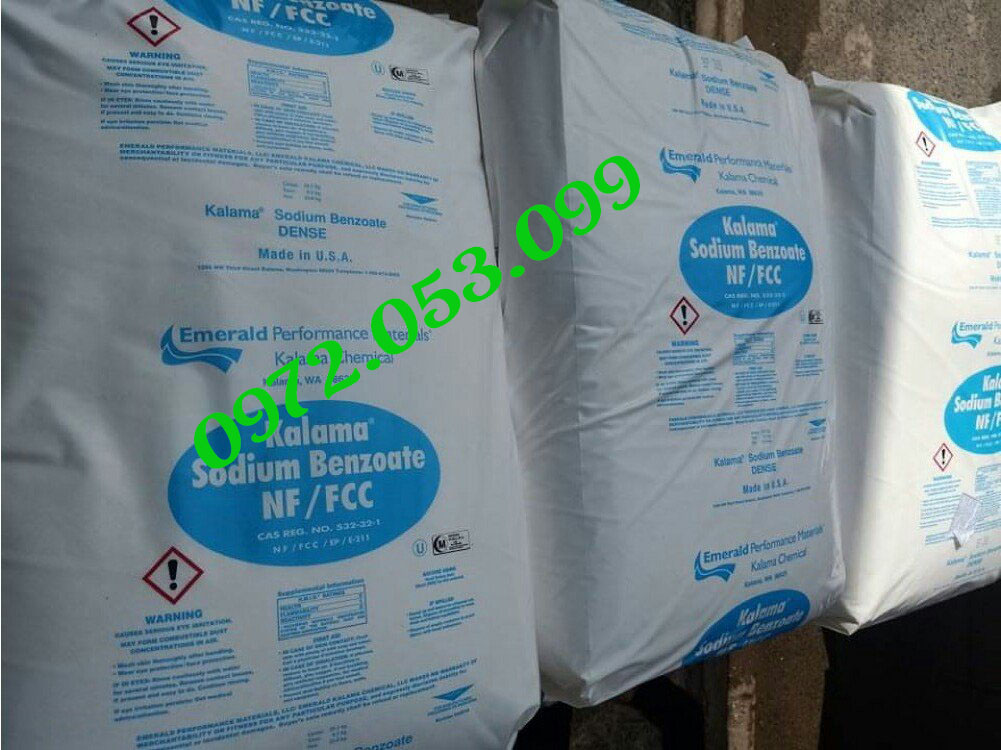 1KG SODIUM BENZOAT MỸ - BẢO QUẢN THỰC PHẨM