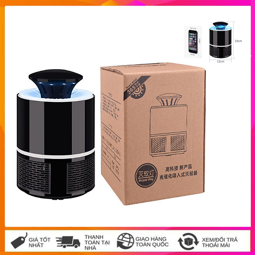 Đèn bắt muỗi thông mình hình trụ Nano Wave 365