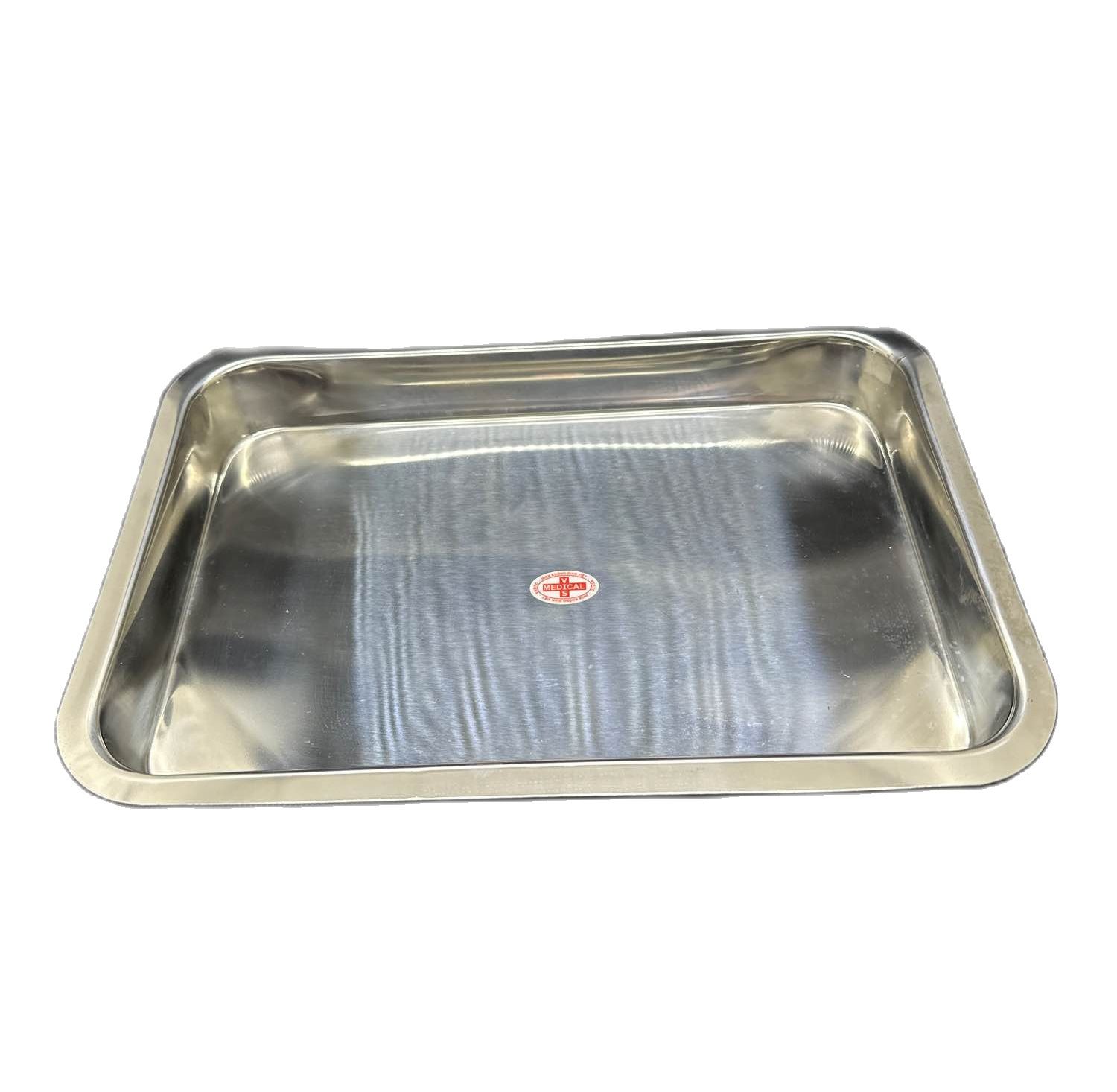 Mâm chữ nhật inox 304  M22 22x32x2 cm 22x32x4