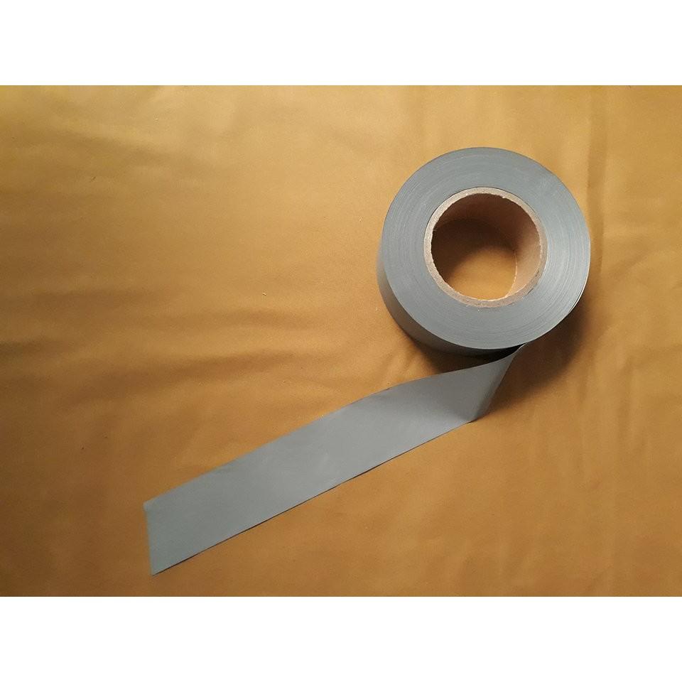 Cuộn dây phản quang vải poly màu xám bản 5cm*100m (ORP-0001)